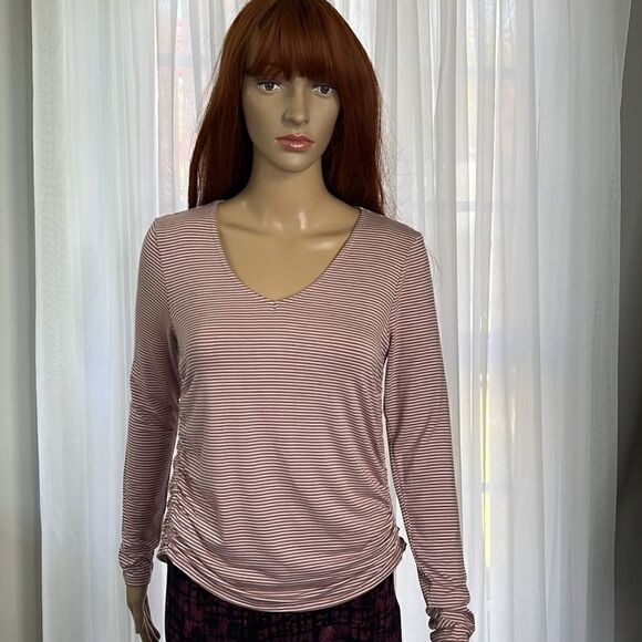 Pink  Rose Soft, Stripe Top - Picture 2 of 10